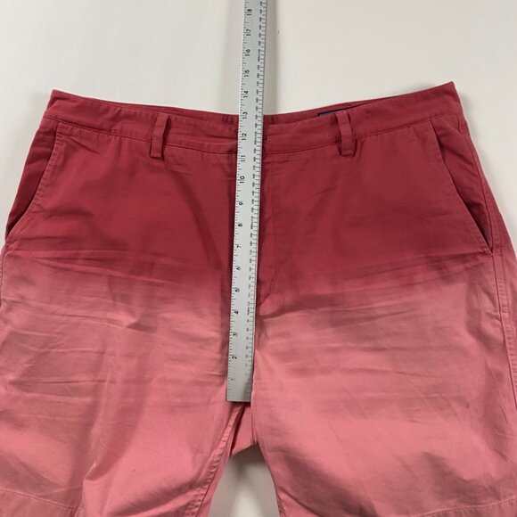 Vineyared Vines Island Shorts Mens 38 Hombre Dip Dyed Two Tones Pink Gradient - Picture 12 of 15